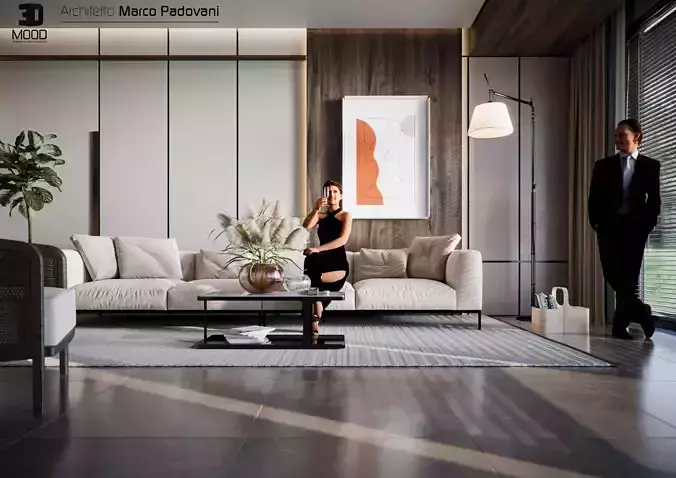 Sunset Modern Living 2022 3D model