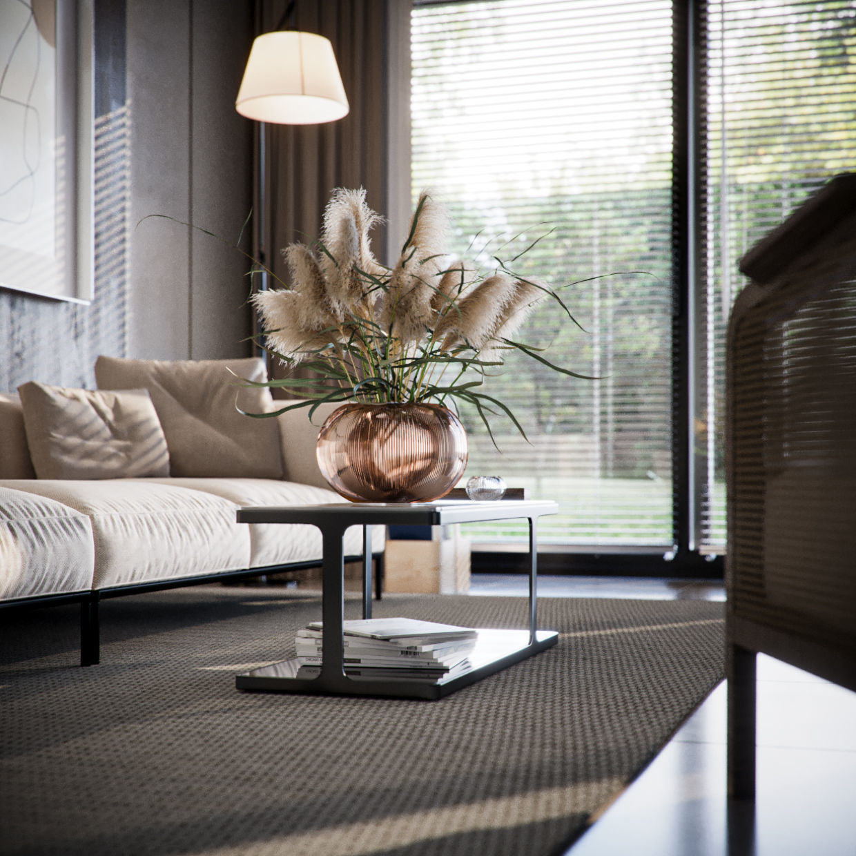 Sunset Modern Living 2022 3D model_3