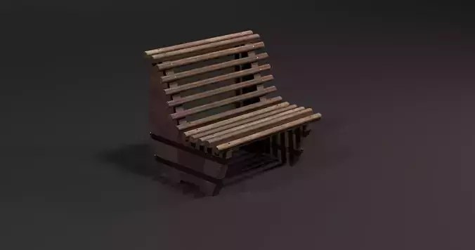 Barrel Wooden Bench