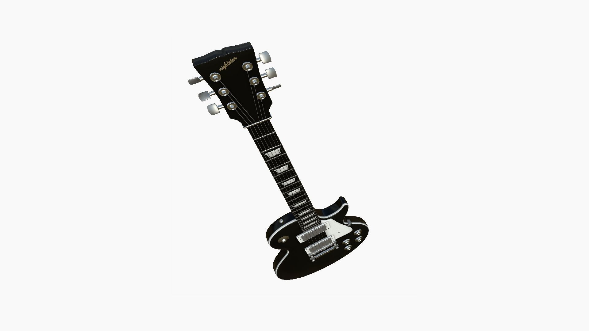10 Electric Guitars C - Music Instrument Design 3D Model Collection_53