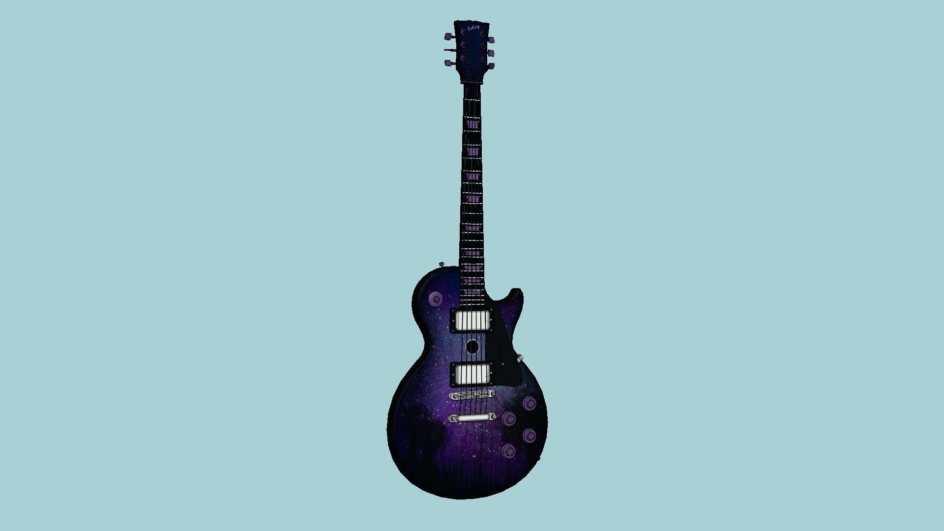 10 Electric Guitars C - Music Instrument Design 3D Model Collection_72
