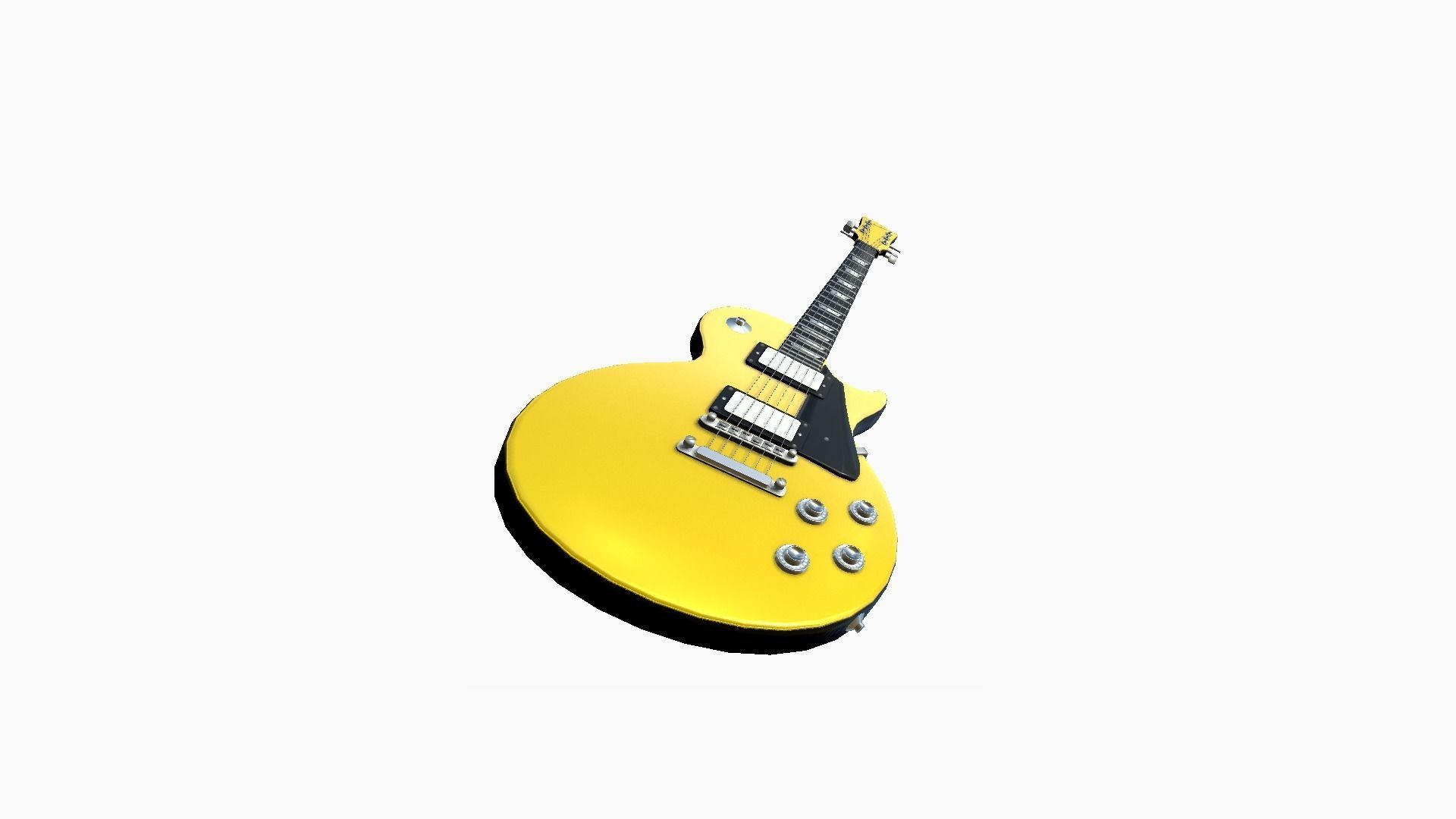 10 Electric Guitars C - Music Instrument Design 3D Model Collection_62