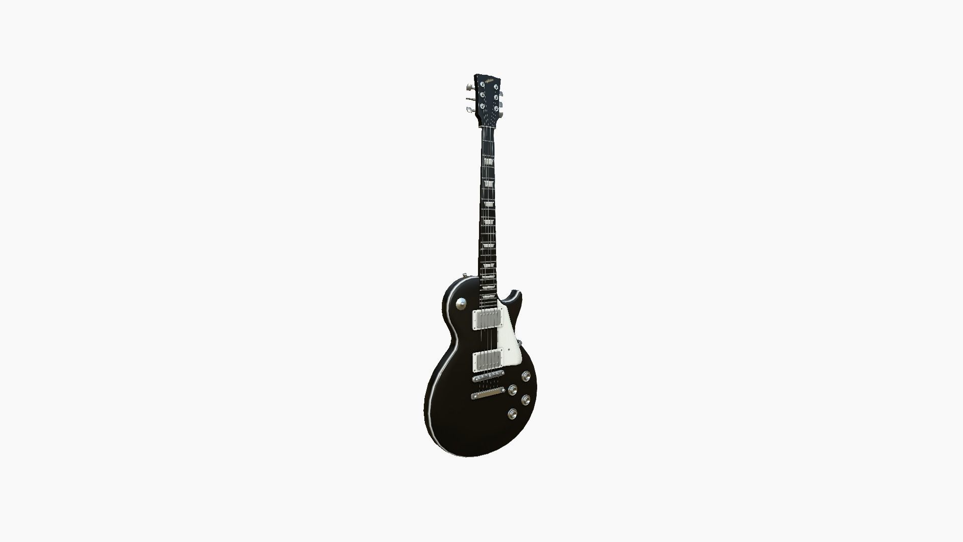 10 Electric Guitars C - Music Instrument Design 3D Model Collection_26