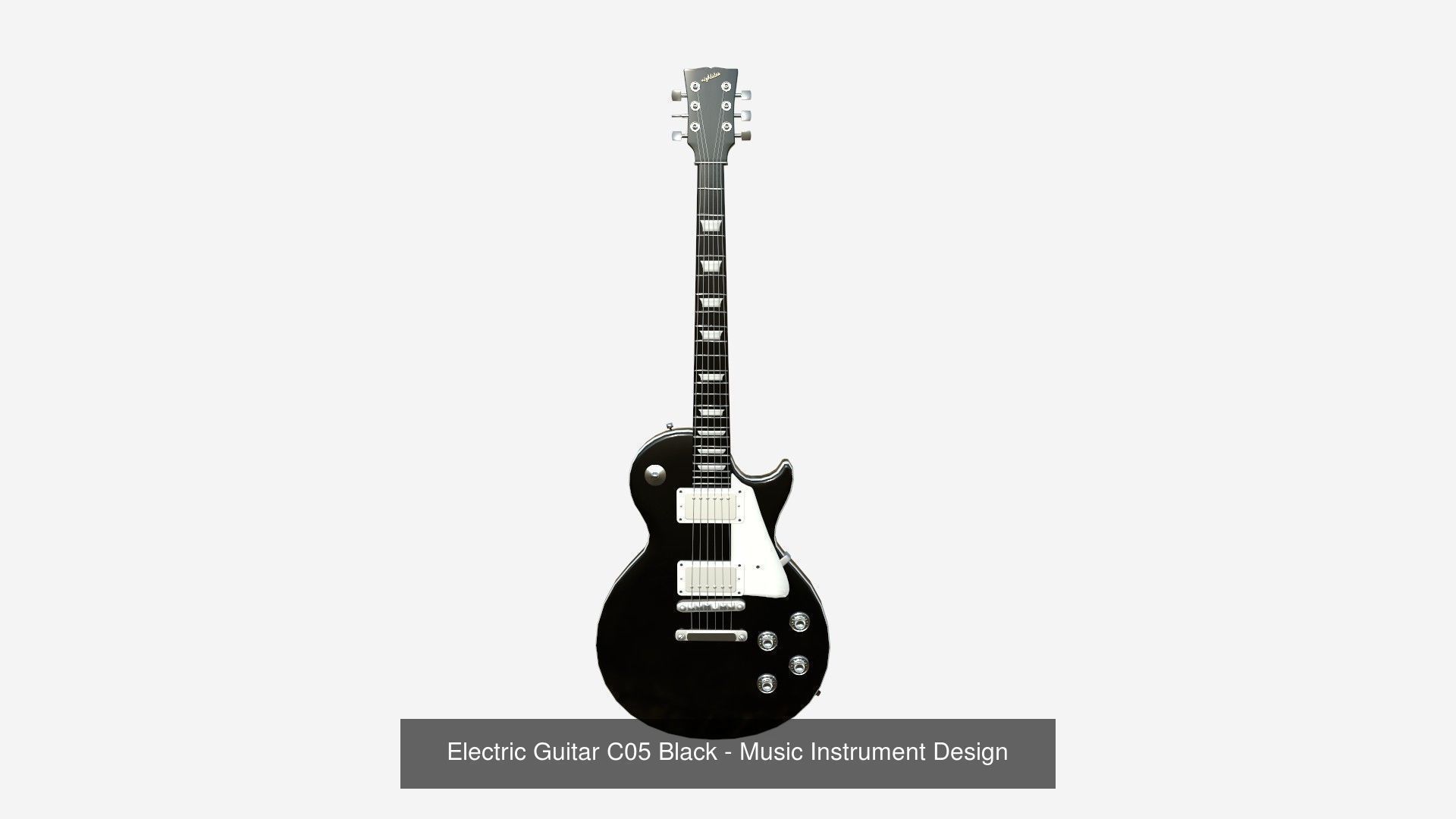 10 Electric Guitars C - Music Instrument Design 3D Model Collection_5