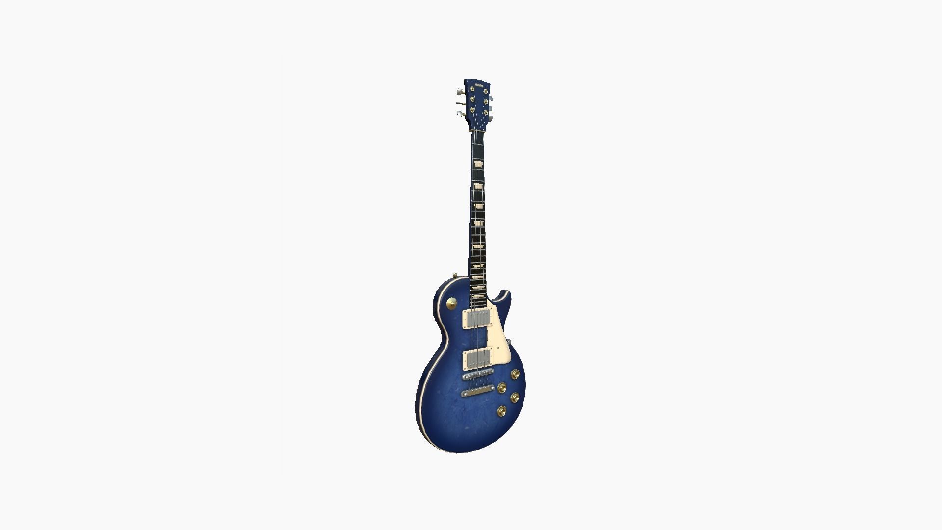10 Electric Guitars C - Music Instrument Design 3D Model Collection_38