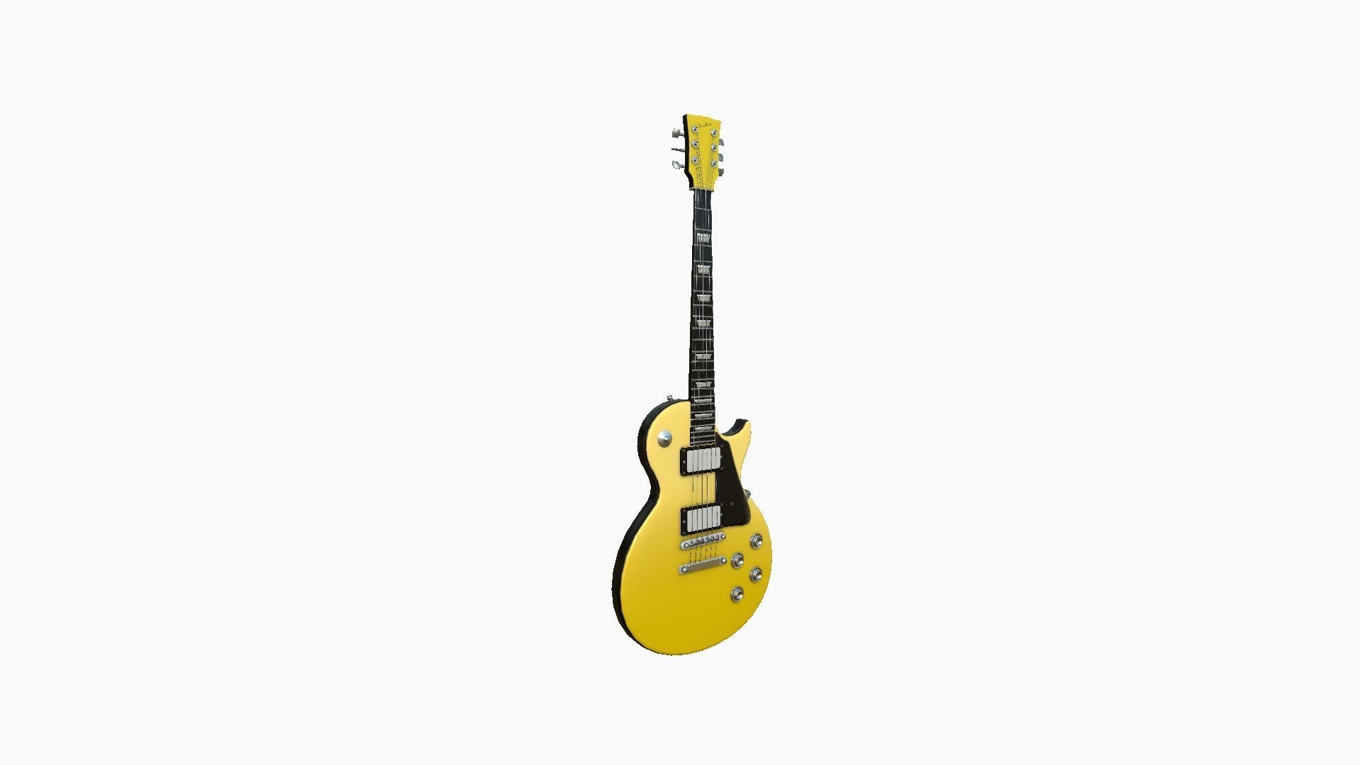 10 Electric Guitars C - Music Instrument Design 3D Model Collection_31