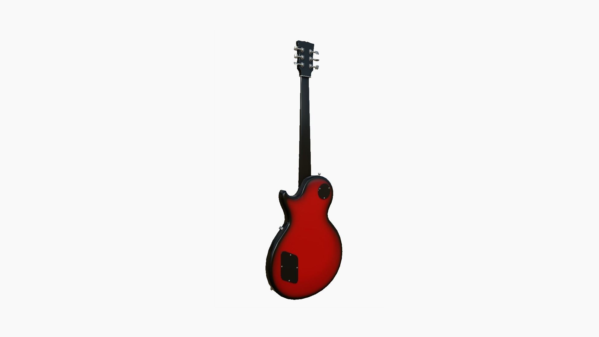 10 Electric Guitars C - Music Instrument Design 3D Model Collection_23