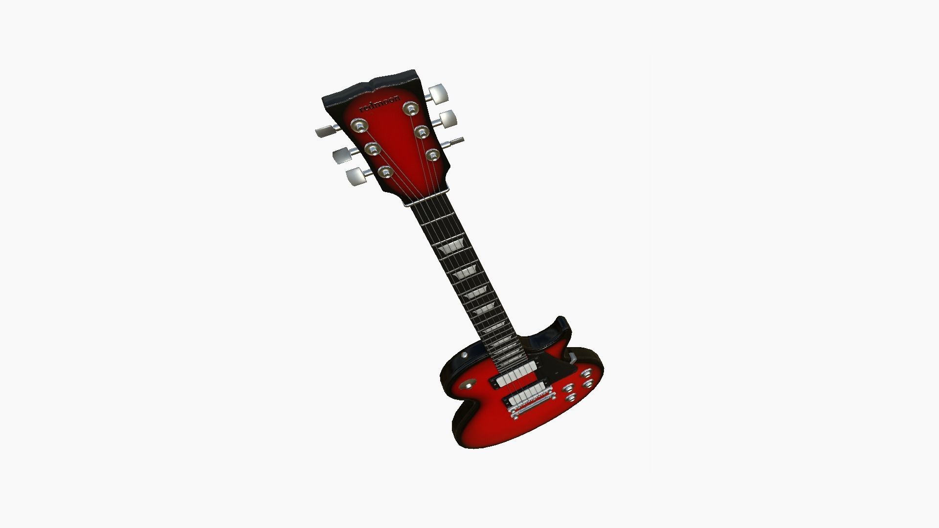 10 Electric Guitars C - Music Instrument Design 3D Model Collection_36
