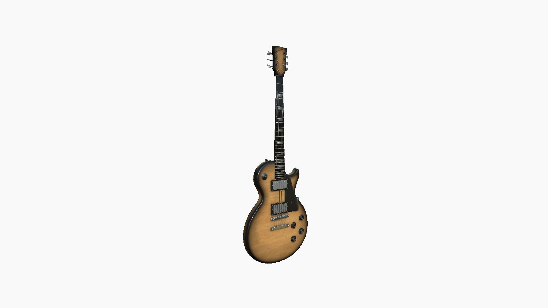 10 Electric Guitars C - Music Instrument Design 3D Model Collection_54