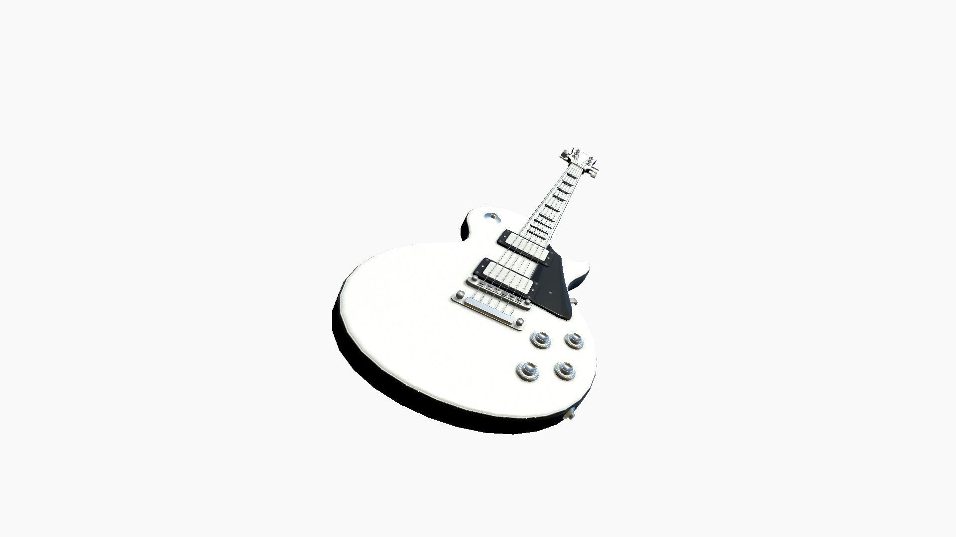 10 Electric Guitars C - Music Instrument Design 3D Model Collection_35