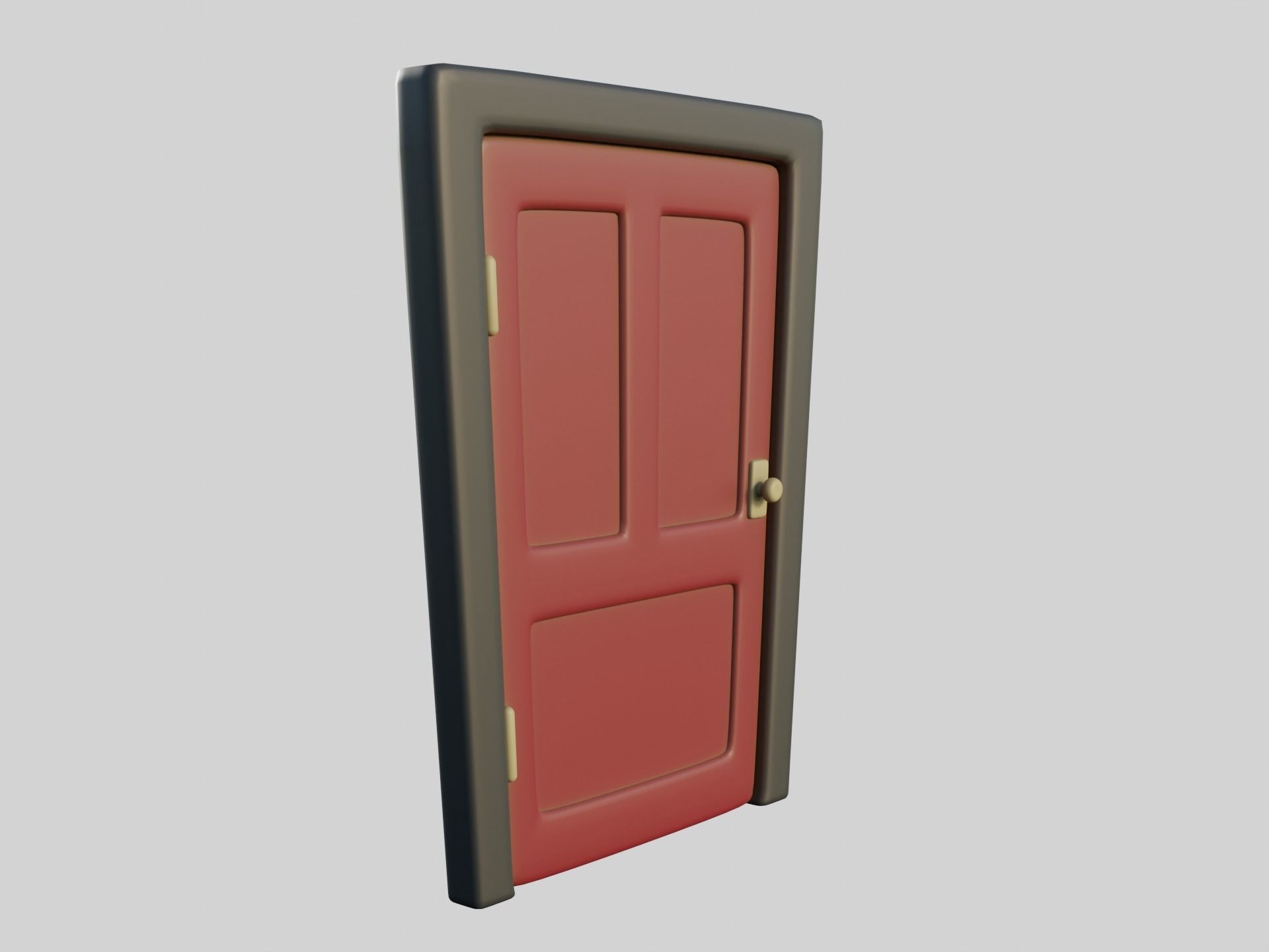 Cartoon Door 11b 3D model_6