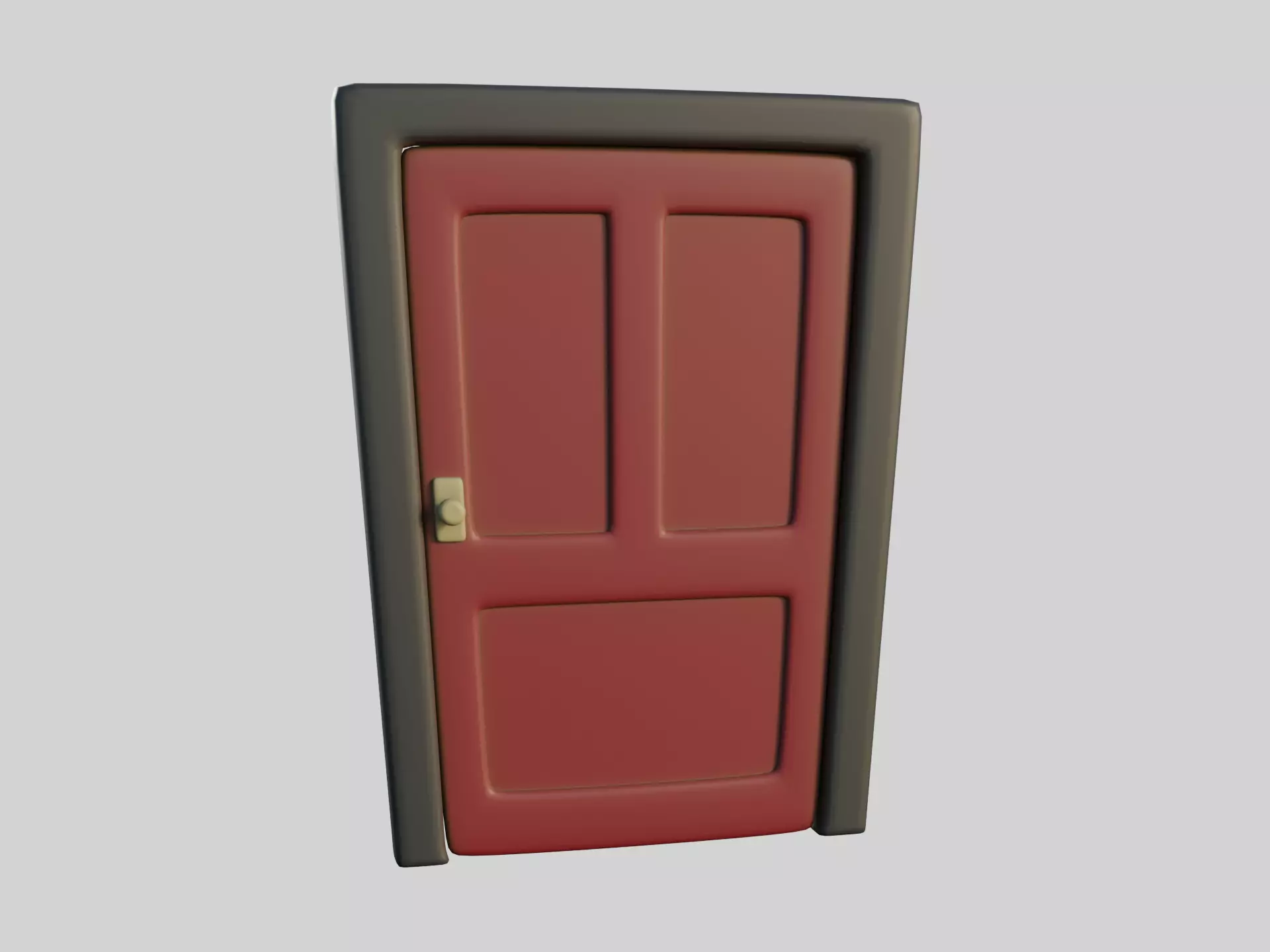 Cartoon Door 11b 3D model_0