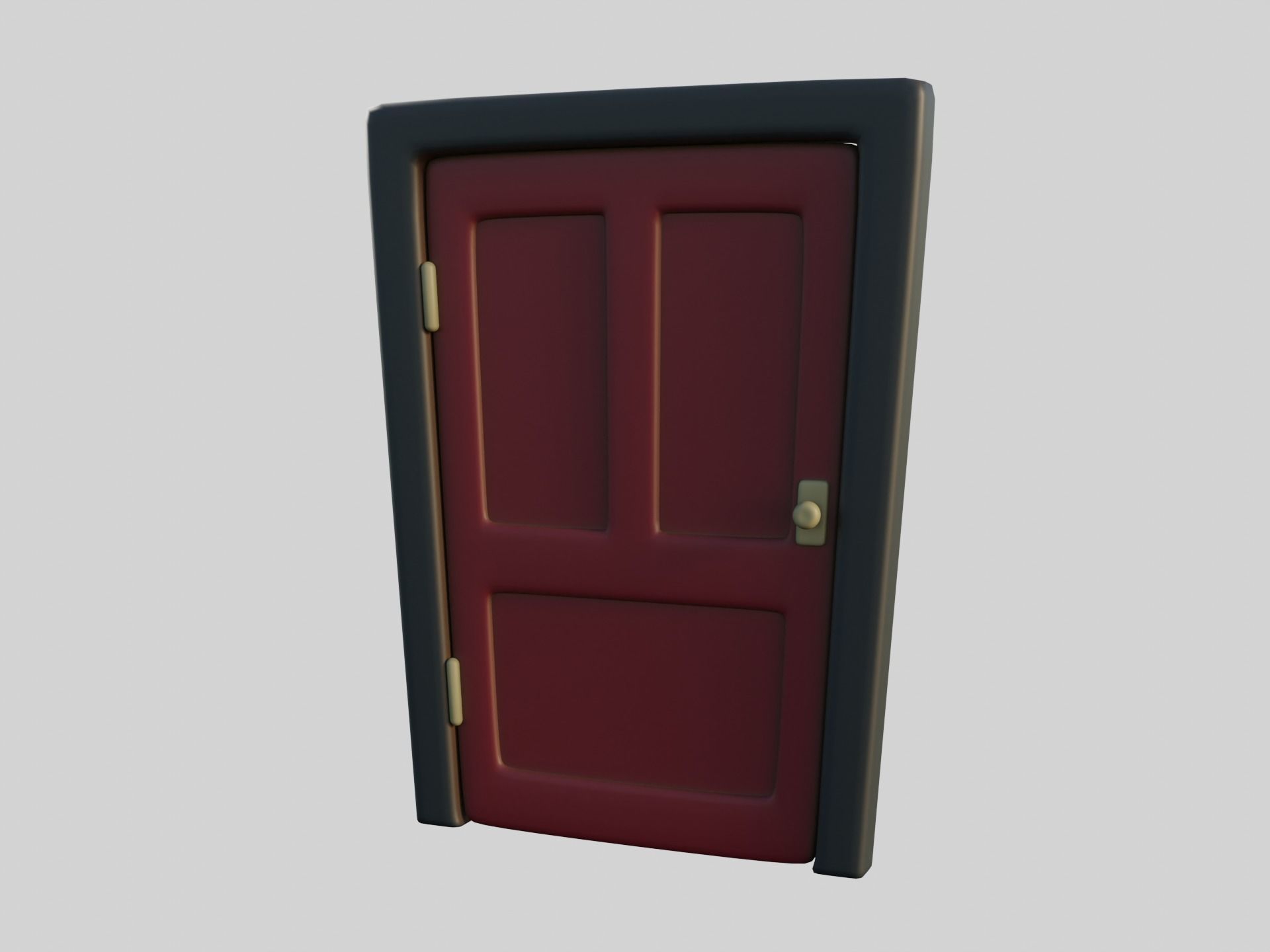 Cartoon Door 11b 3D model_4