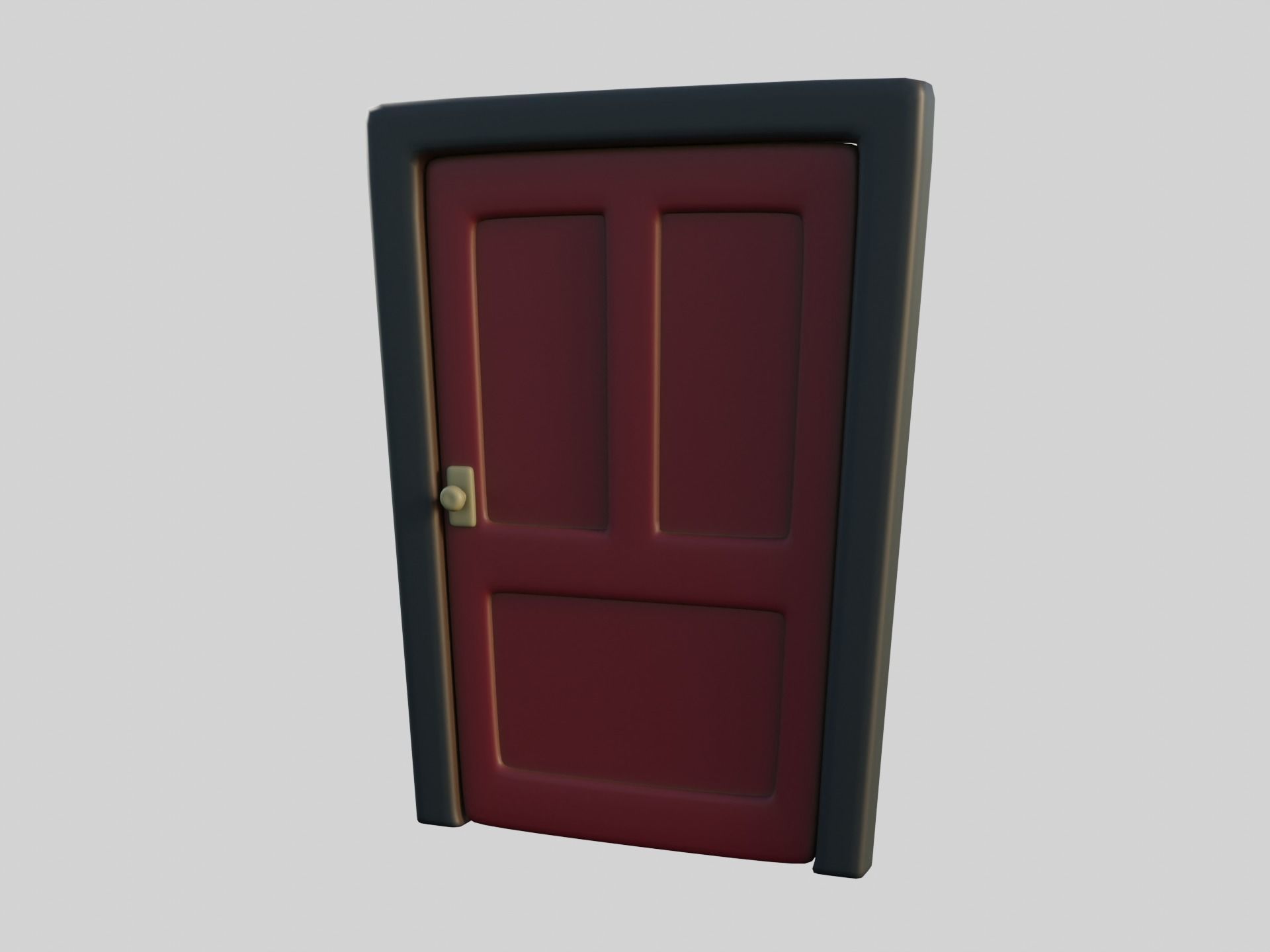 Cartoon Door 11b 3D model_9