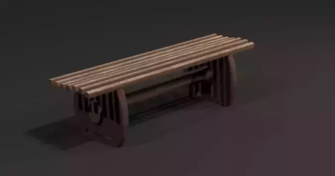 Wooden Bench