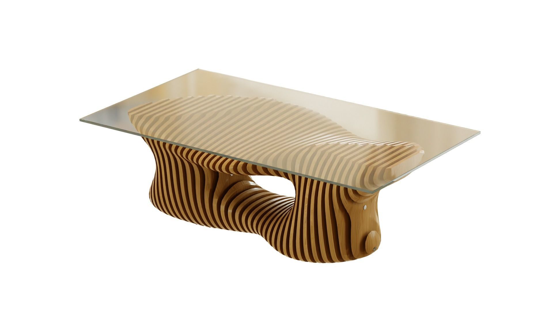 Parametric coffee table 02 3D model_3
