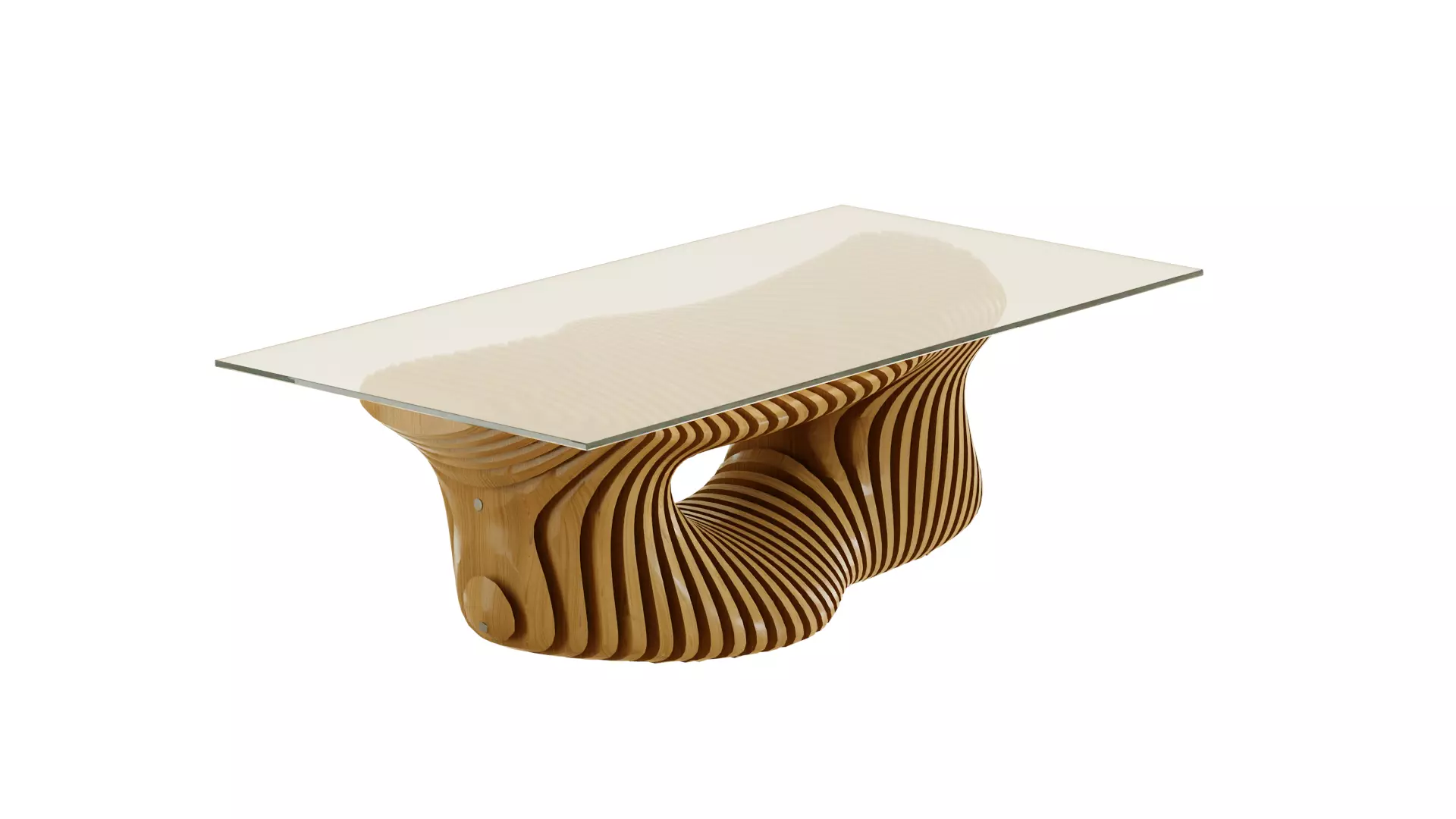Parametric coffee table 02 3D model_0