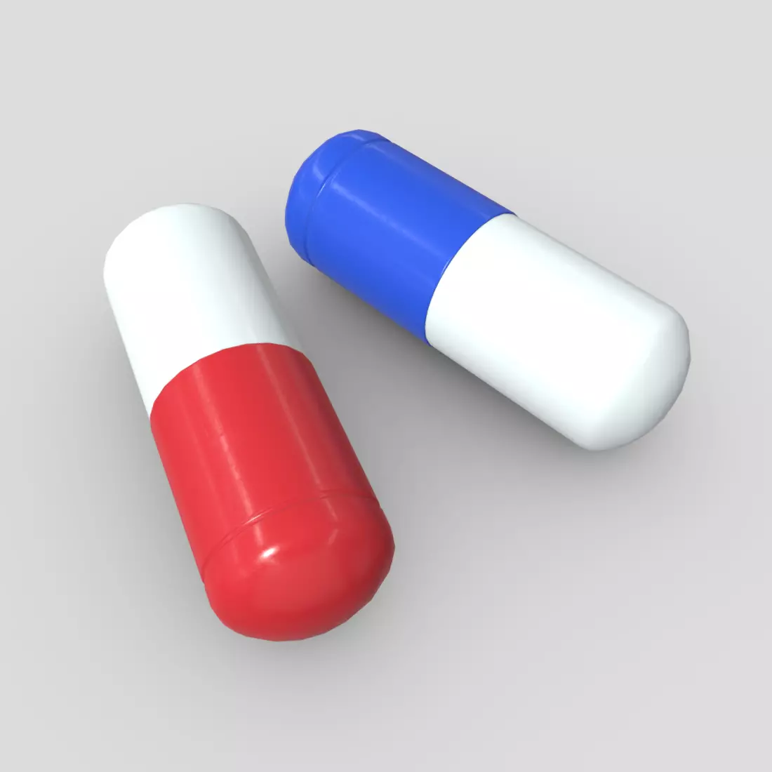 CC0 - Pill Free low-poly 3D model_0