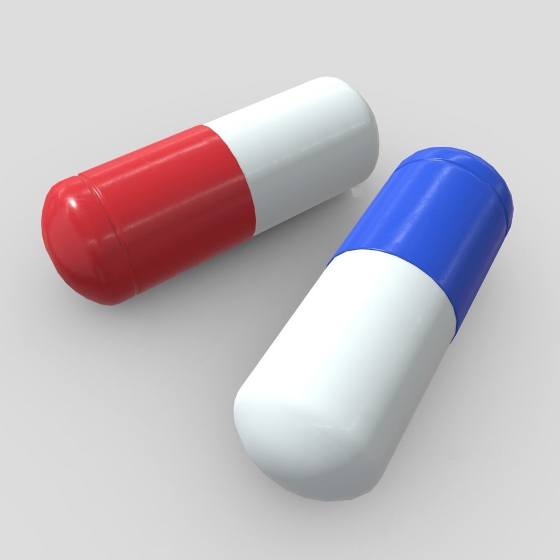 CC0 - Pill Free low-poly 3D model_5