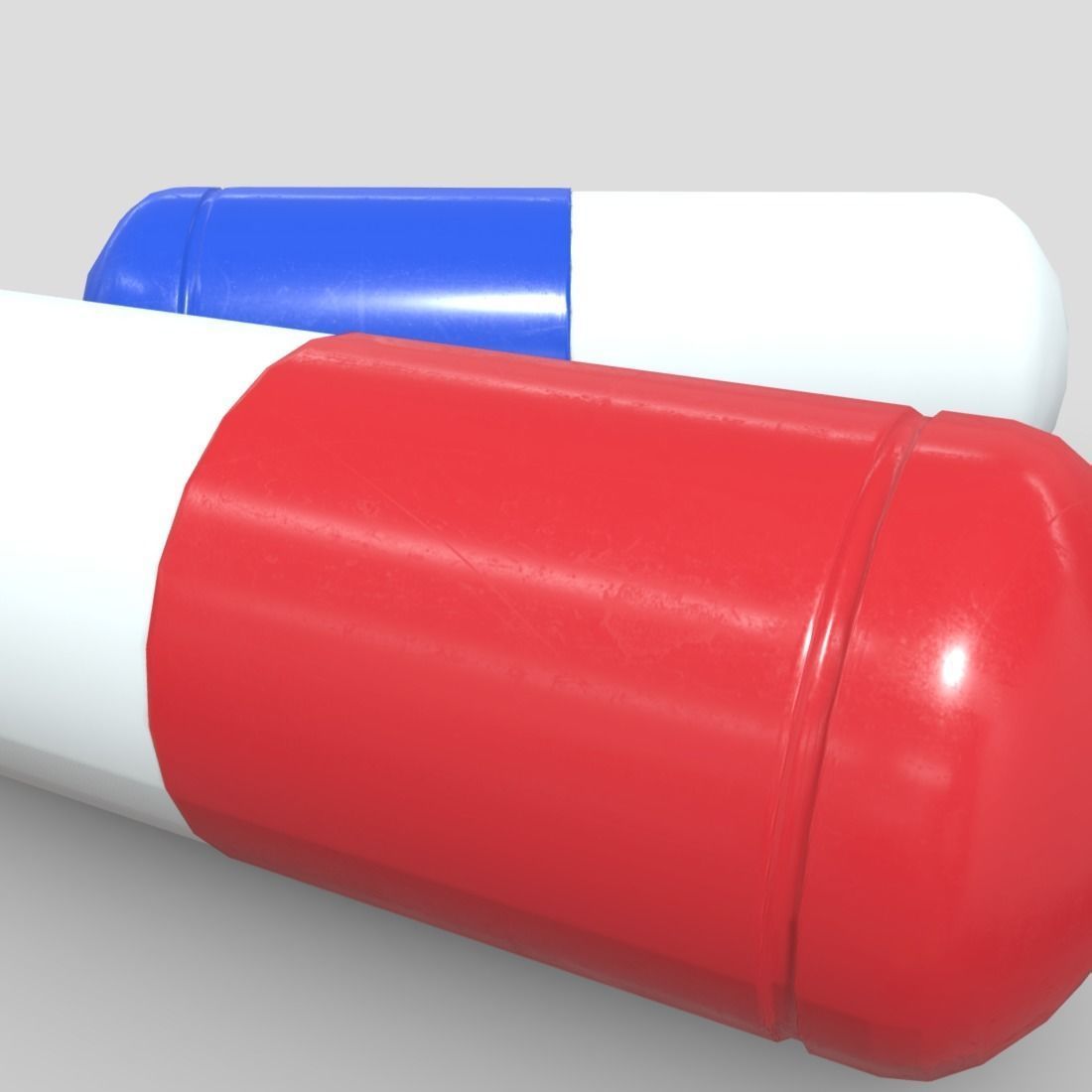 CC0 - Pill Free low-poly 3D model_13