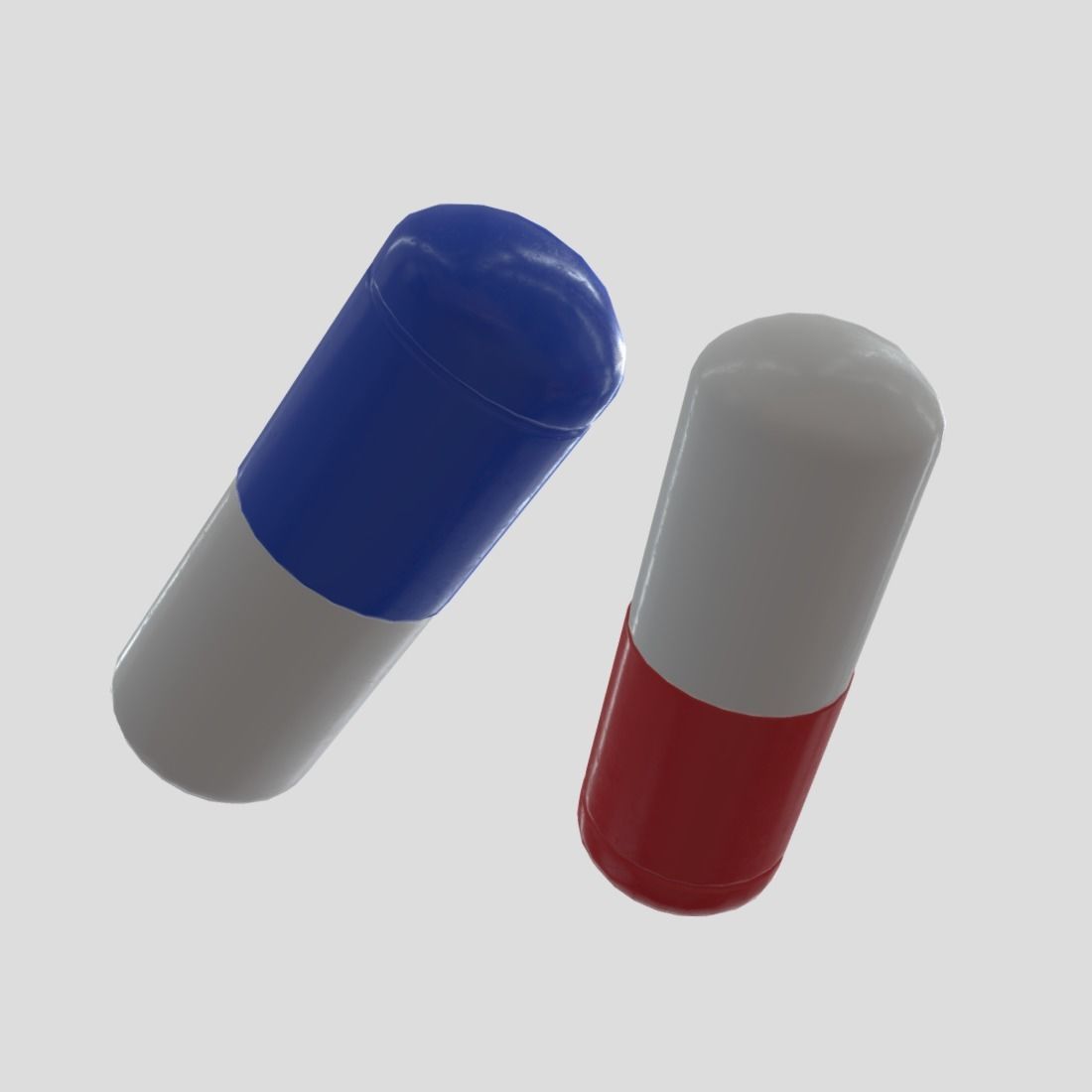 CC0 - Pill Free low-poly 3D model_9