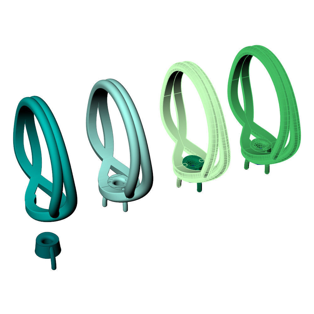 Twisted Knot Ring 30pt 3D print model_18