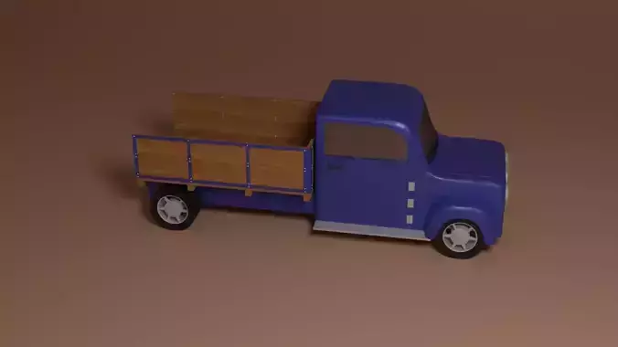Oldschool truck 3D model