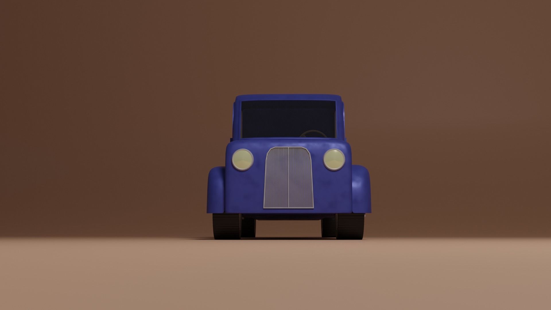 Oldschool truck 3D model_11