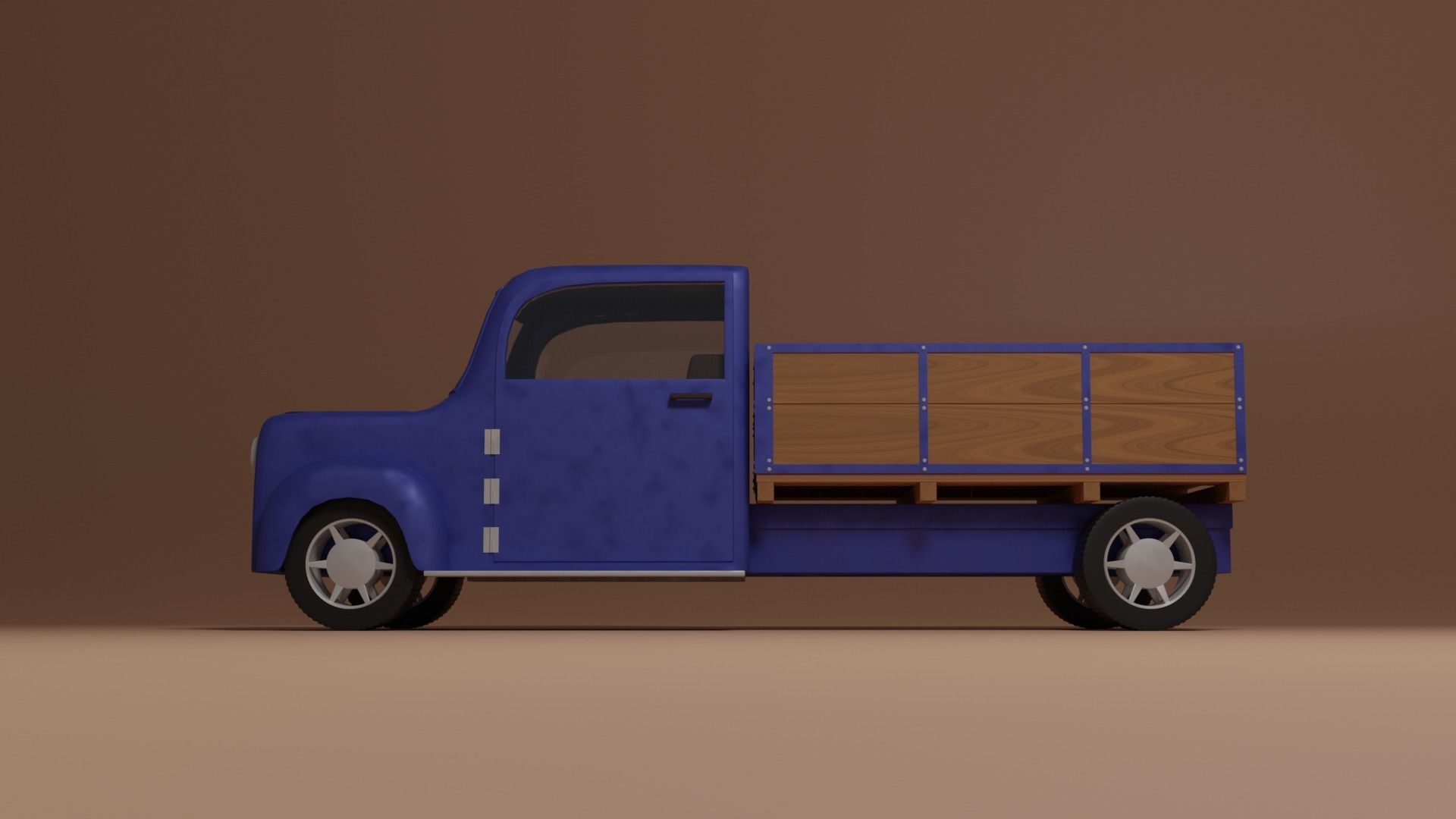Oldschool truck 3D model_13