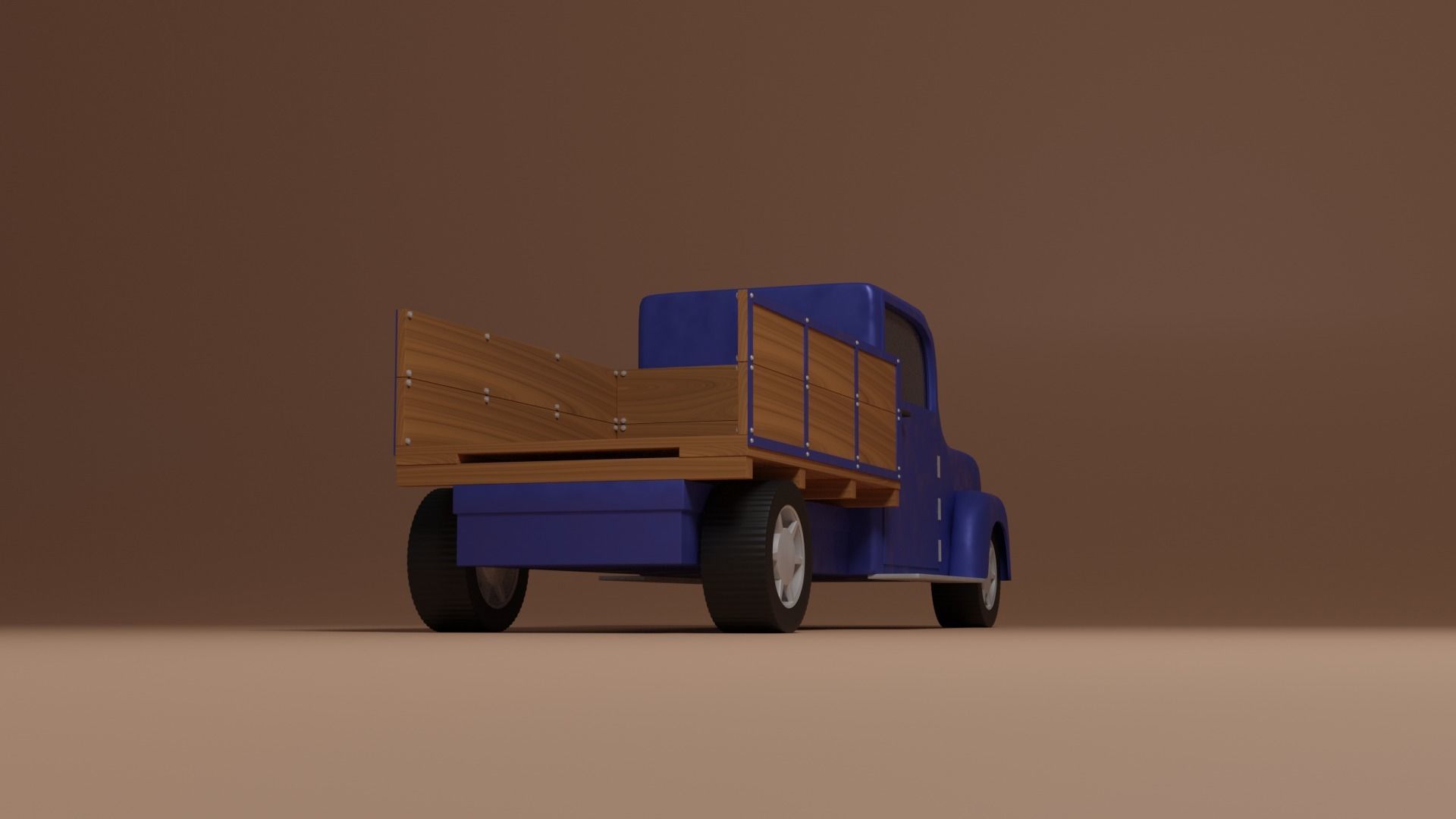 Oldschool truck 3D model_15