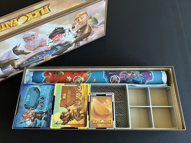 Flick of Faith Board Game Organizer Insert 3D print model