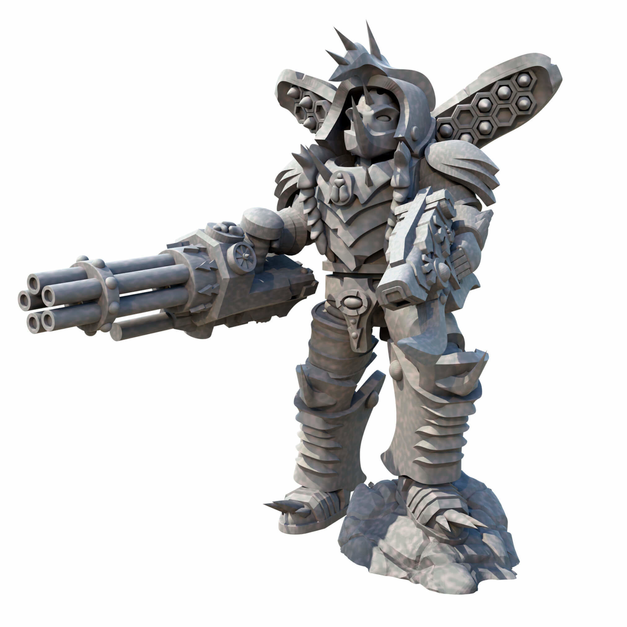 Beetle Occult Terminators With Varied Weapon Options And Poses 3D print model_16