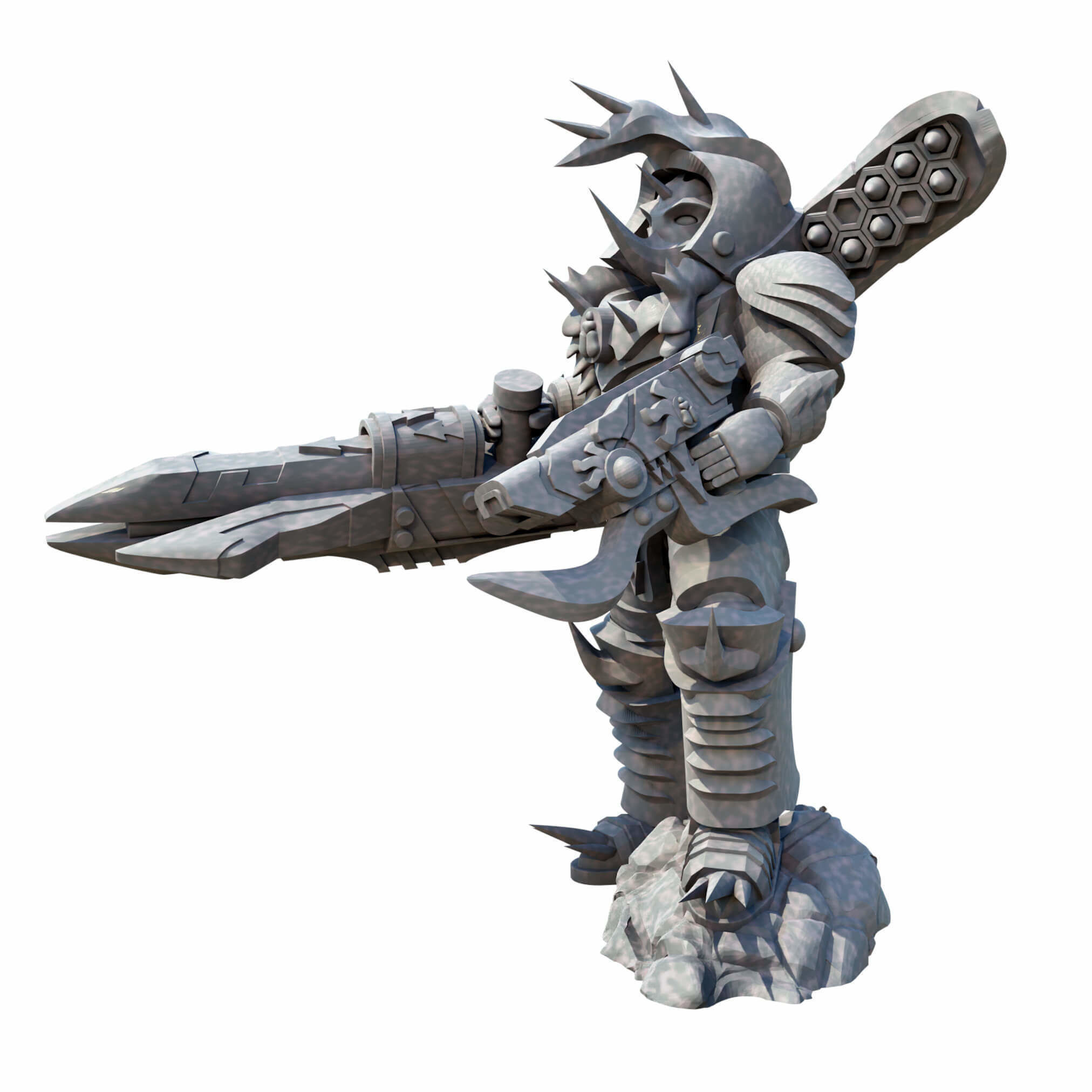 Beetle Occult Terminators With Varied Weapon Options And Poses 3D print model_10