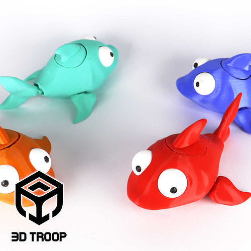 LITTLE SHARK 3D print model