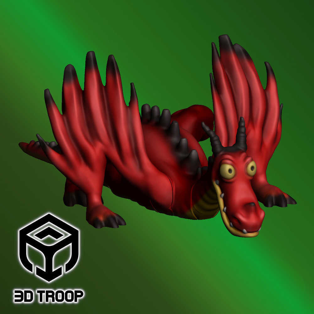 ARTICULATED DRAGON 3D print model_13