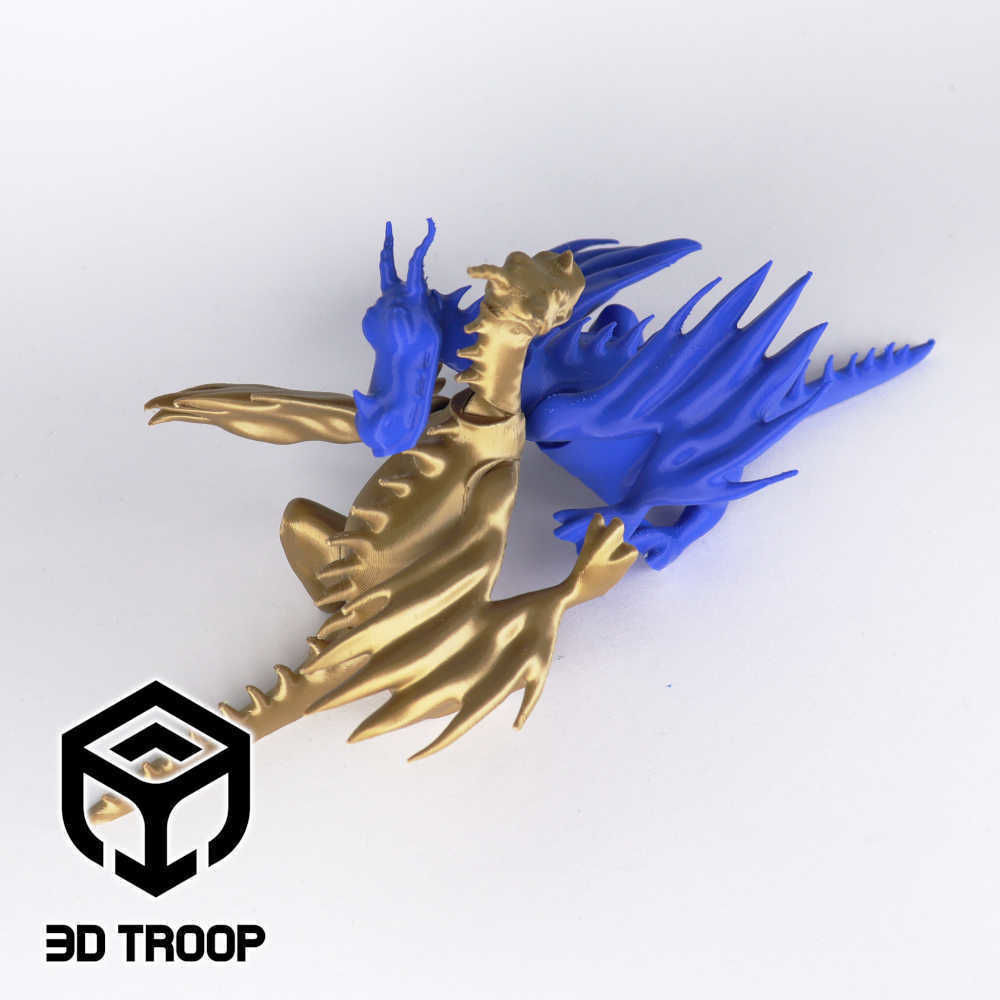 ARTICULATED DRAGON 3D print model_6
