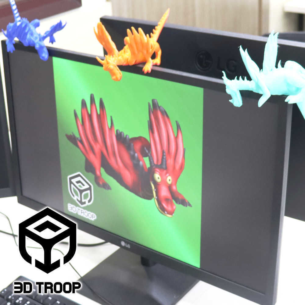 ARTICULATED DRAGON 3D print model_15