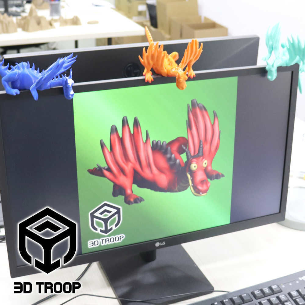 ARTICULATED DRAGON 3D print model_9