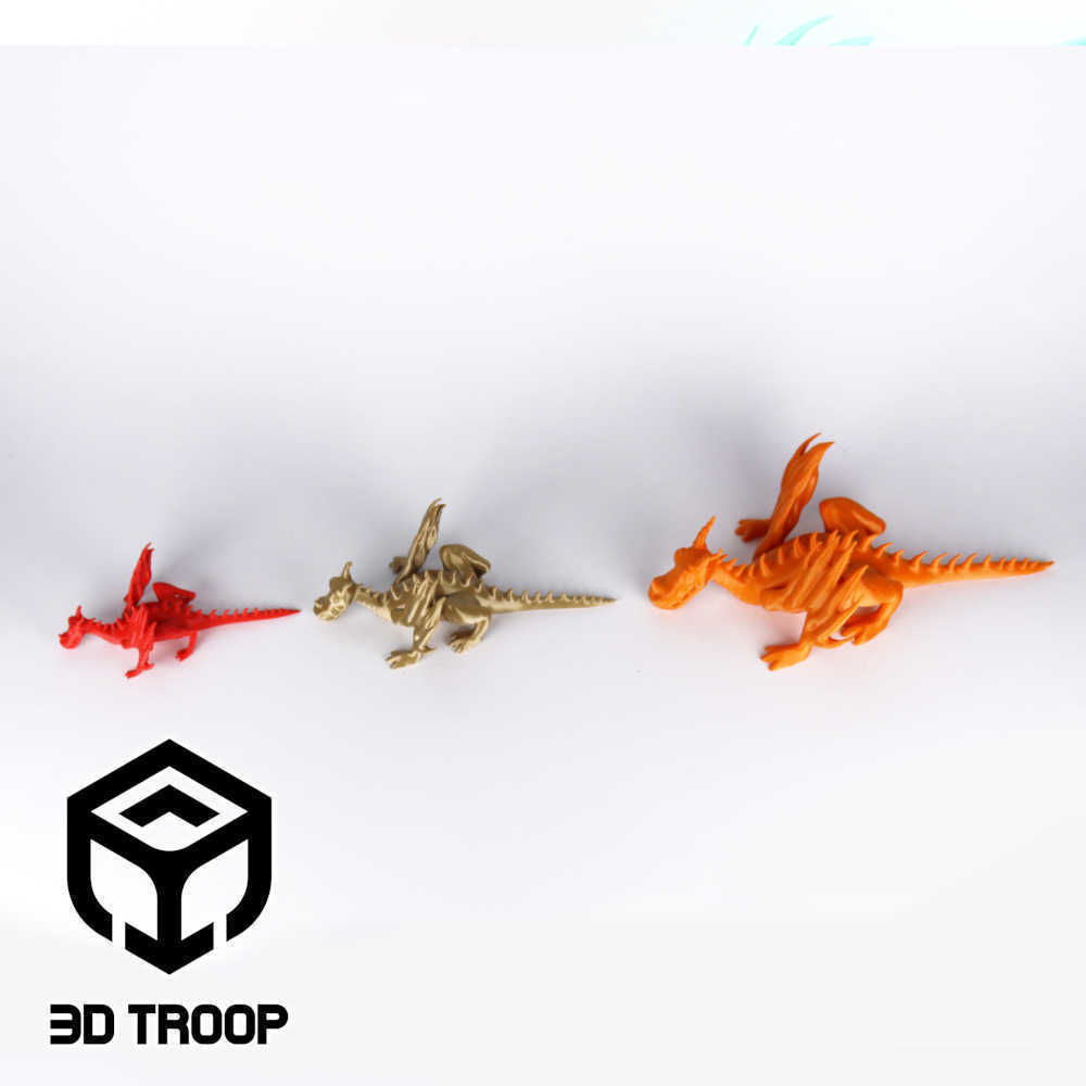 ARTICULATED DRAGON 3D print model_10