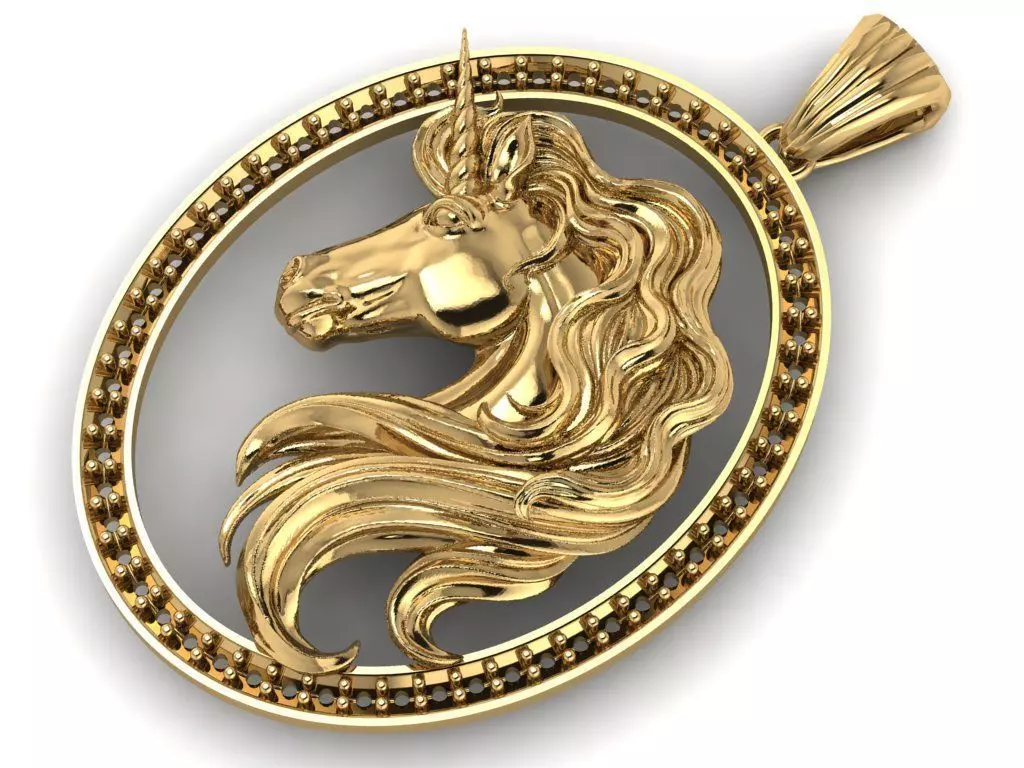 HORSE pendant 3D print model