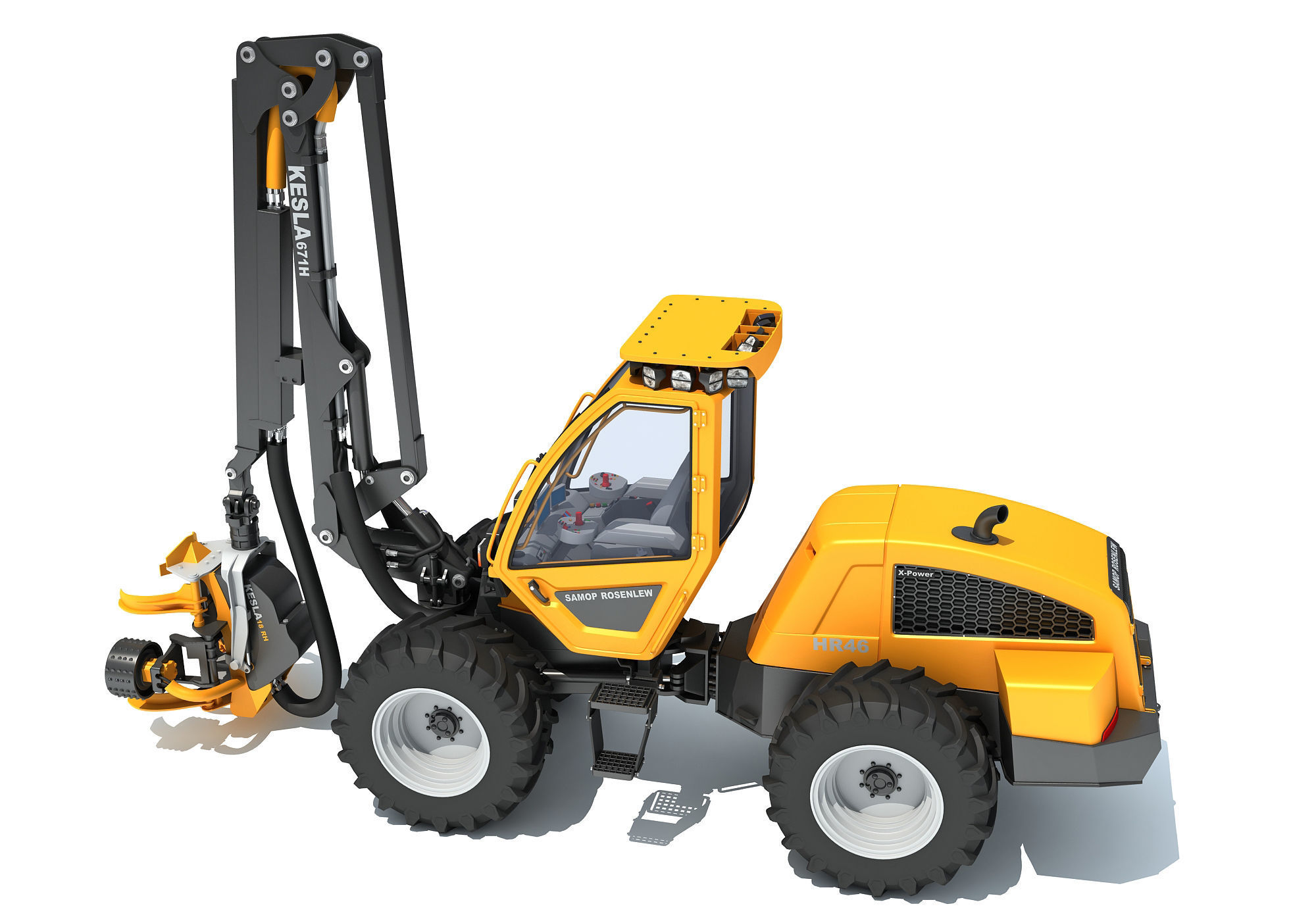 Sampo Forest Machine 3D model_2