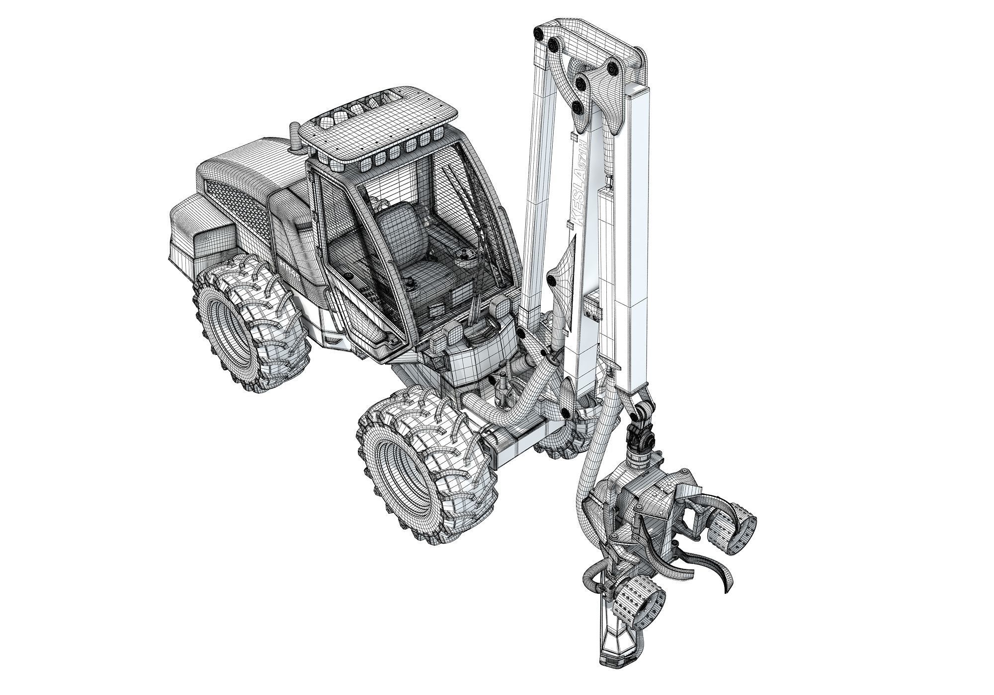 Sampo Forest Machine 3D model_21