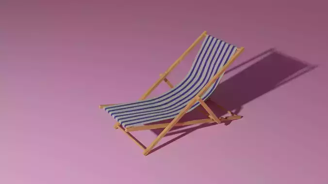 Cloth beach chair