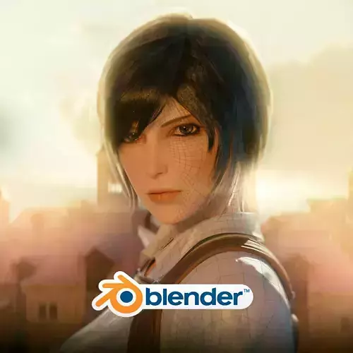 Mikasa Ackerman - Attack on titan Season 4 Part 2 Low-poly 3D model