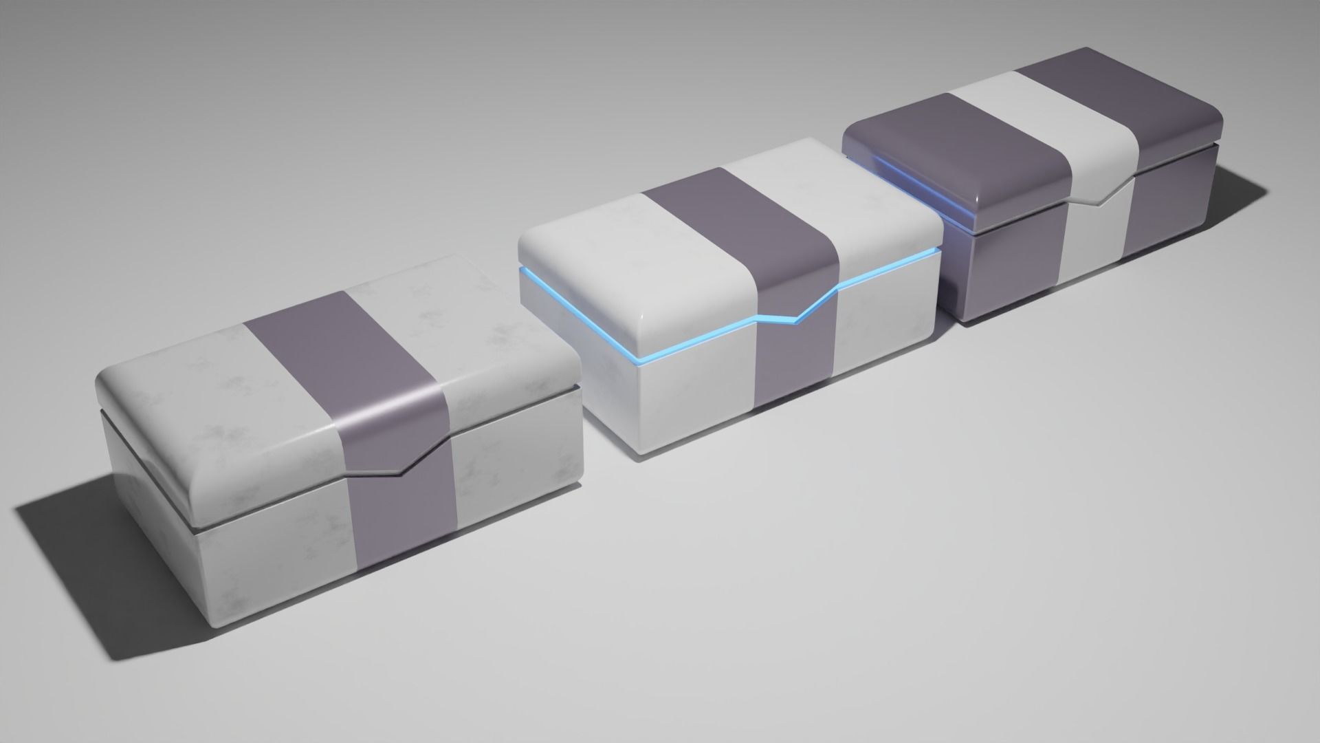 Future Chest 3D Model Free low-poly 3D model_2