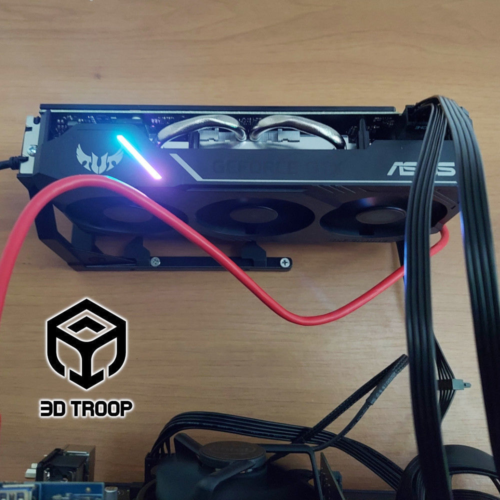 GPU RISER EXTERNAL SUPPORT 3D print model_1