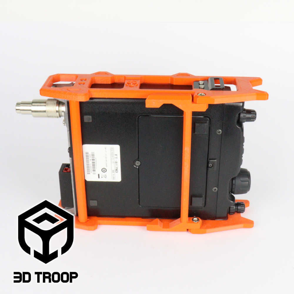TRANSCEIVER FT-817 FT-818 PROTECTION FRAME 3D print model_7