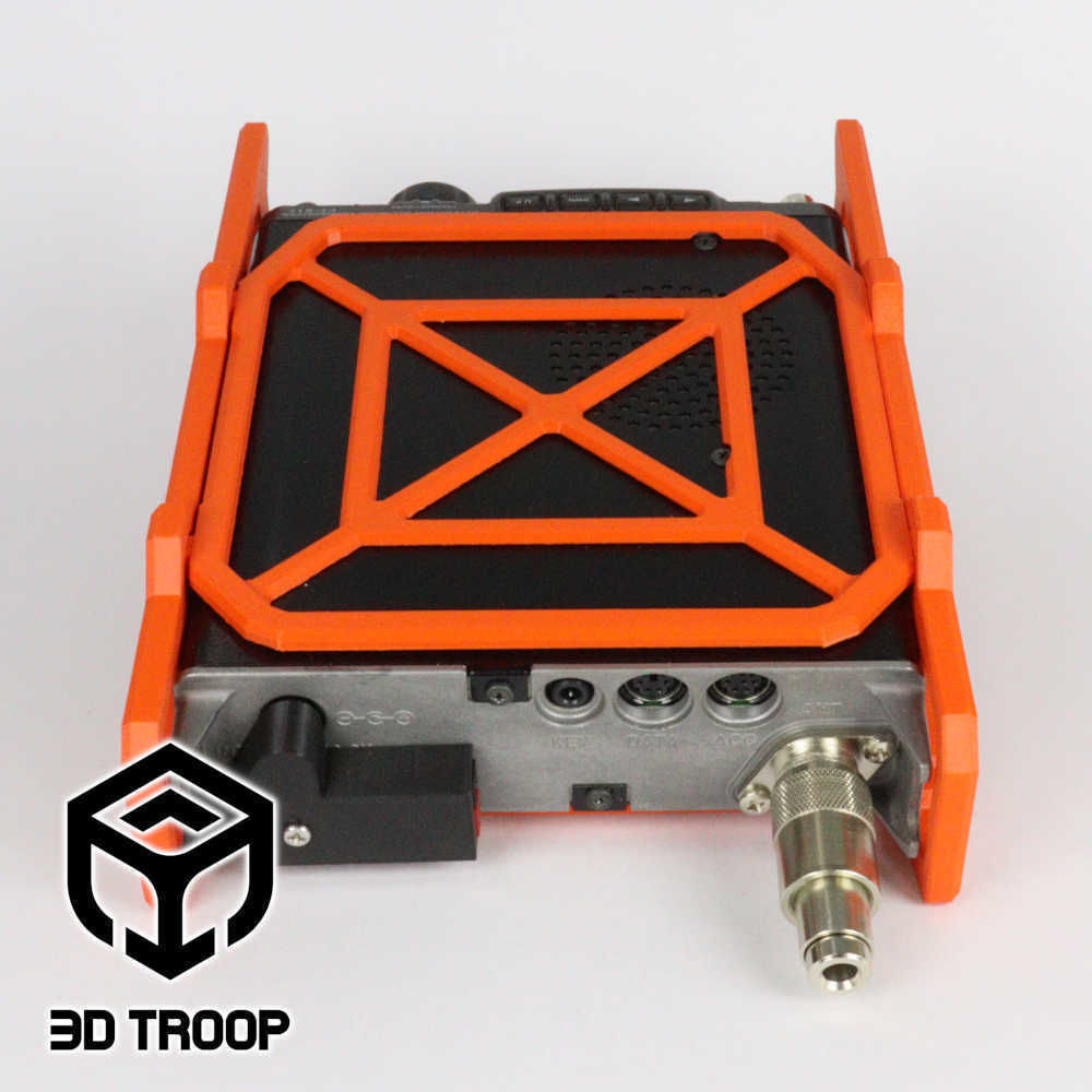 TRANSCEIVER FT-817 FT-818 PROTECTION FRAME 3D print model_5
