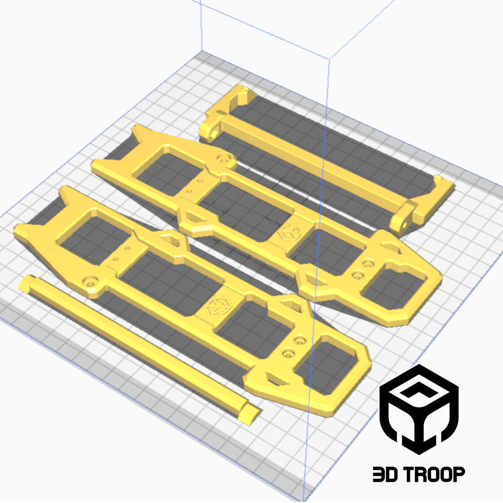 TRANSCEIVER FT-817 FT-818 PROTECTION FRAME 3D print model_9