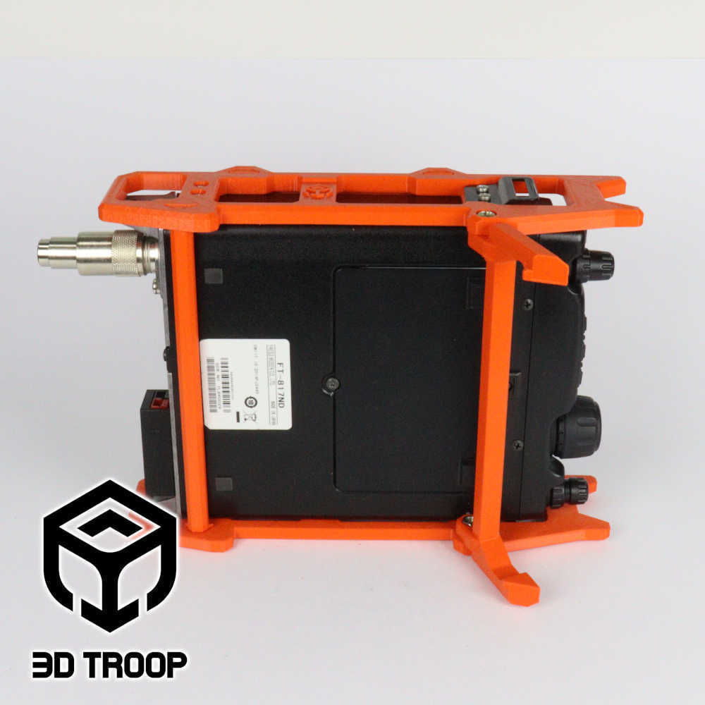 TRANSCEIVER FT-817 FT-818 PROTECTION FRAME 3D print model_6